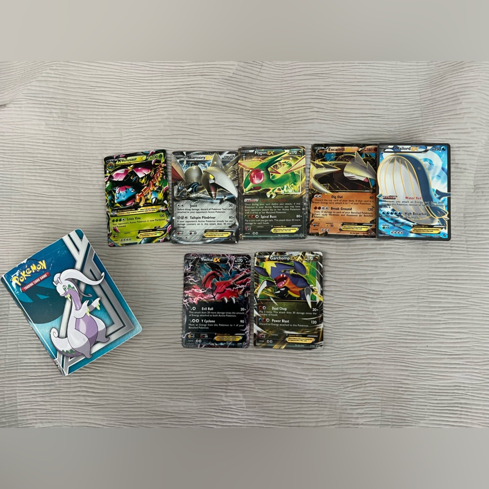 Pokemon EX Trading Cards with sleeve booklet